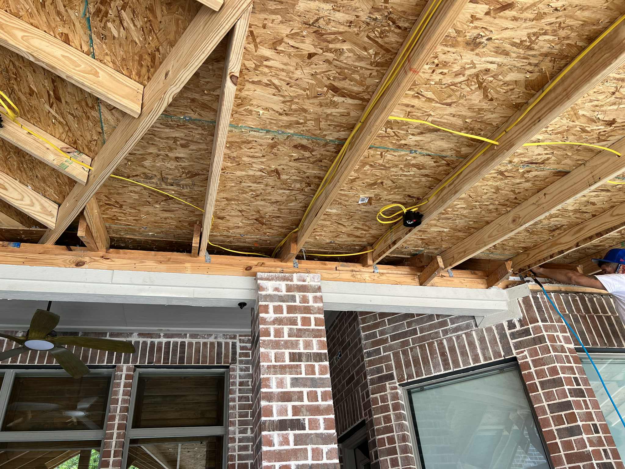 Patio cover ceiling detail 2